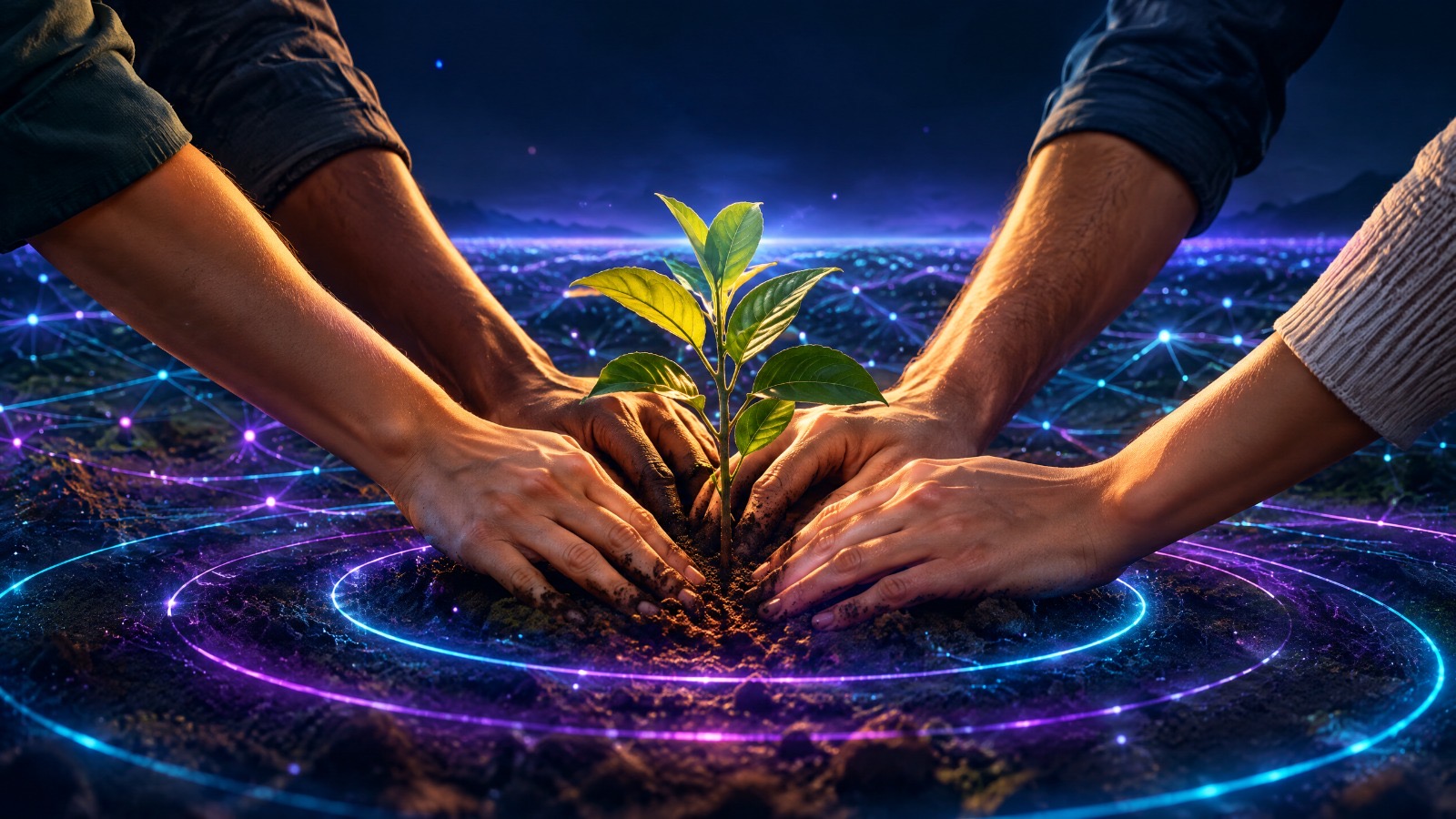 Echte Wirkung - Transparente Finanzierung und sichtbare Ergebnisse auf der Blockchain. DPC Digital Public Coin social impact project image